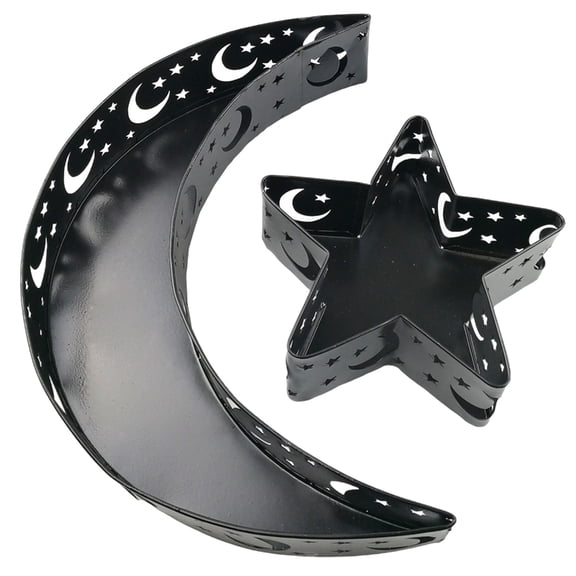 Elegant Moon and Star Dessert Tray for Eids Celebration and Home Decoration