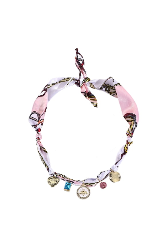 Elegant Multi Pendant Necklace Scarf For Women Men Lightweight Polyester Accessory Perfect For Travel Or Parties