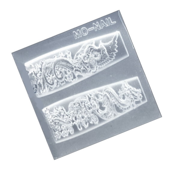 Elegant Nails Art Casting Mold Year Silicone Molds for Nails Decorations Sculpture Molds Manicures Mould Tools