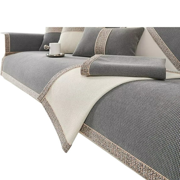 Elegant NonSlip Sofa Cover Couch Cover Offering Long Last Protections and Easy Maintenance for Busy Households