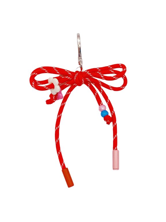 Elegant Nylon Woven Keyring Sturdy Alloy Fashion Accessory for Trendy Men and Women Casual Wear Stylish Outfits