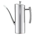 thumbnail image 1 of Elegant Oil Dispensing Bottle 304 Nonrust Steel Construction Drip Proof Spout System Smooth Press Mechanism, 1 of 8