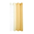 thumbnail image 1 of Elegant Ombre Sheer Curtains for Living Room Light Filtering Grommet Top Panels, 52x84 Inches, Set of 2, Grey and White, 1 of 6