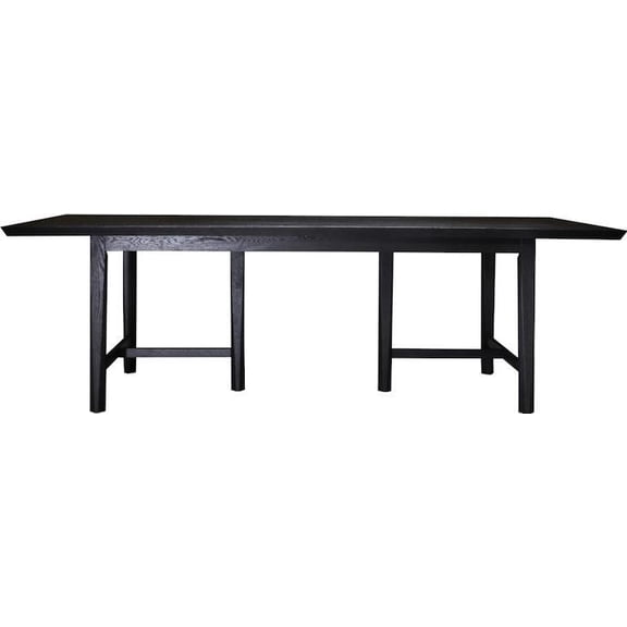 Elegant Onyx Oak 96 Dining Table from Dallas Collection