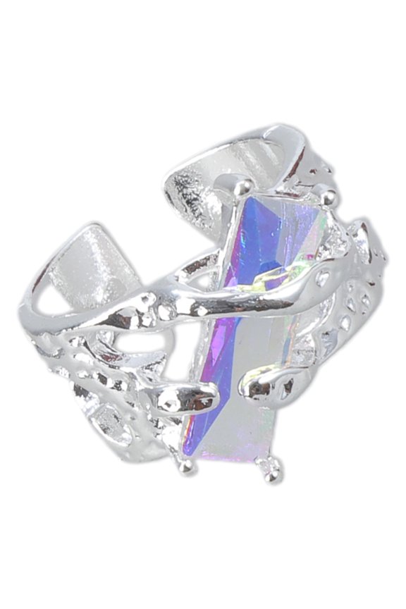 Elegant Open Ended Rings Featuring Laval Inspired Design and Gemstones Finger Rings Jewelry for Fashion Forward Women