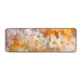 thumbnail image 1 of Elegant Orange Flowers Runner Rug for Hallways Kitchen Non Slip 2'x 6' Washable Hall Carpet for Bedroom Entryway Laundry Room, 1 of 7