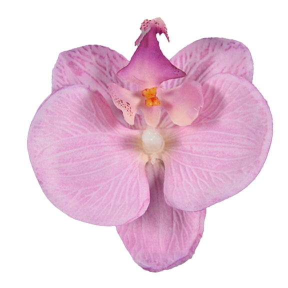 Elegant Orchid Hair Clip For Women Artificial Flower Hairpin Wedding Accessory