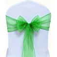thumbnail image 1 of Elegant Organza Chair Sashes Sheer Fabric Sashes for Weddings Parties and Special Events Reception Events Banquets Decoration– (Pack of 10 Pieces, 6.5"x108"), 1 of 6