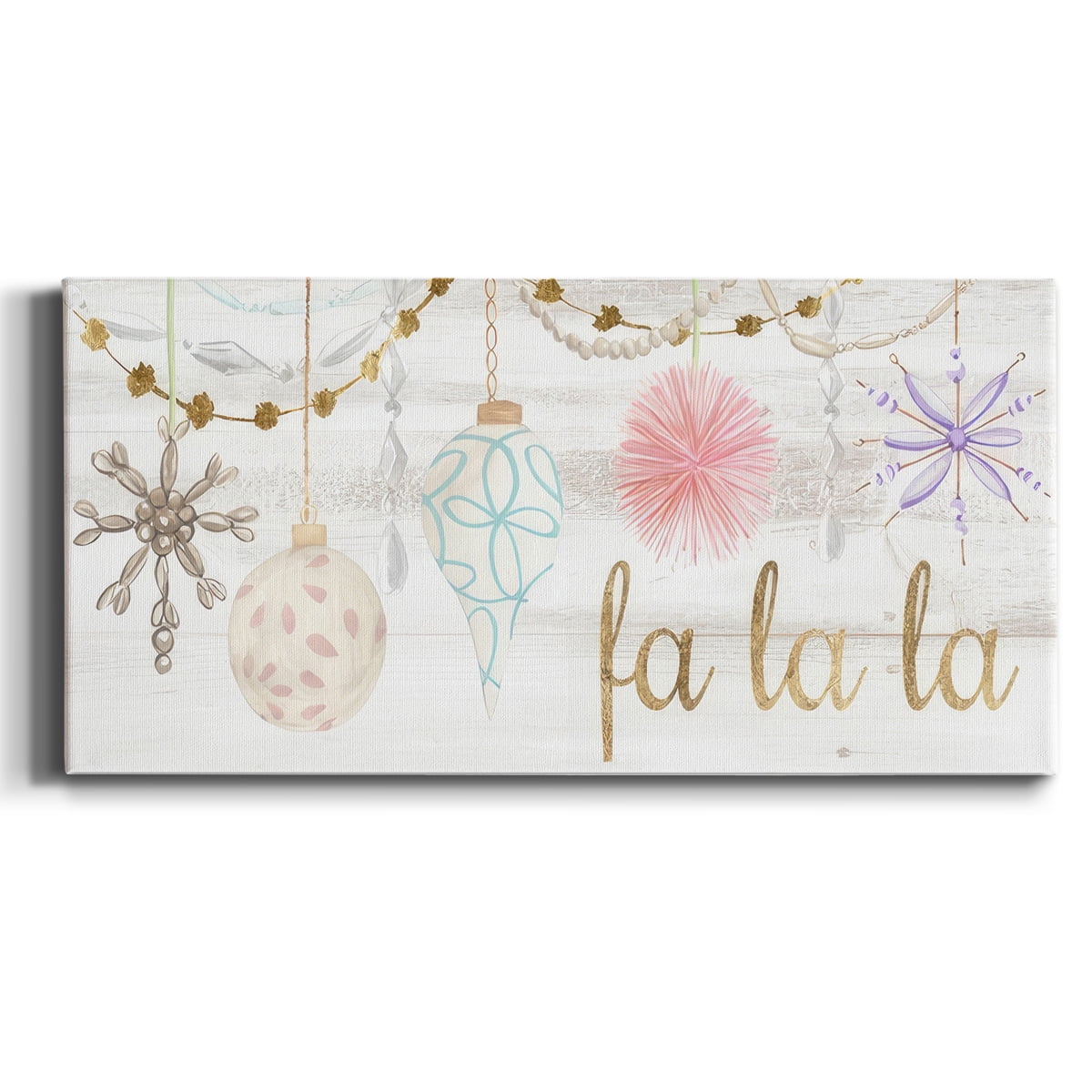 Elegant Ornaments Collection D- Gallery Wrapped Canvas