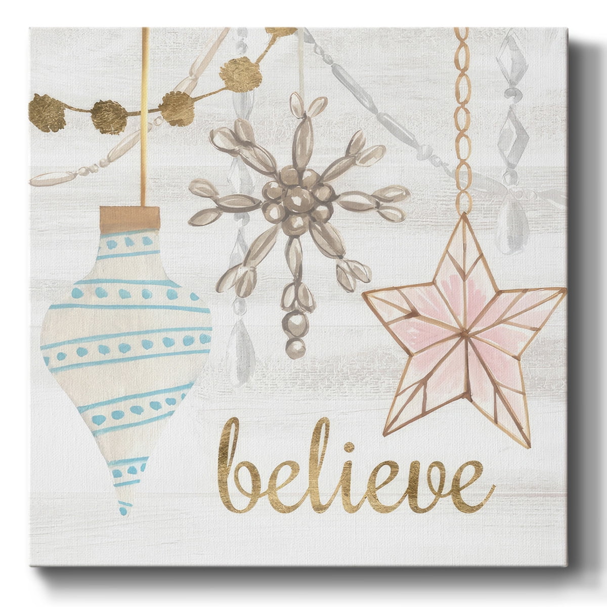 Elegant Ornaments I- Gallery Wrapped Canvas