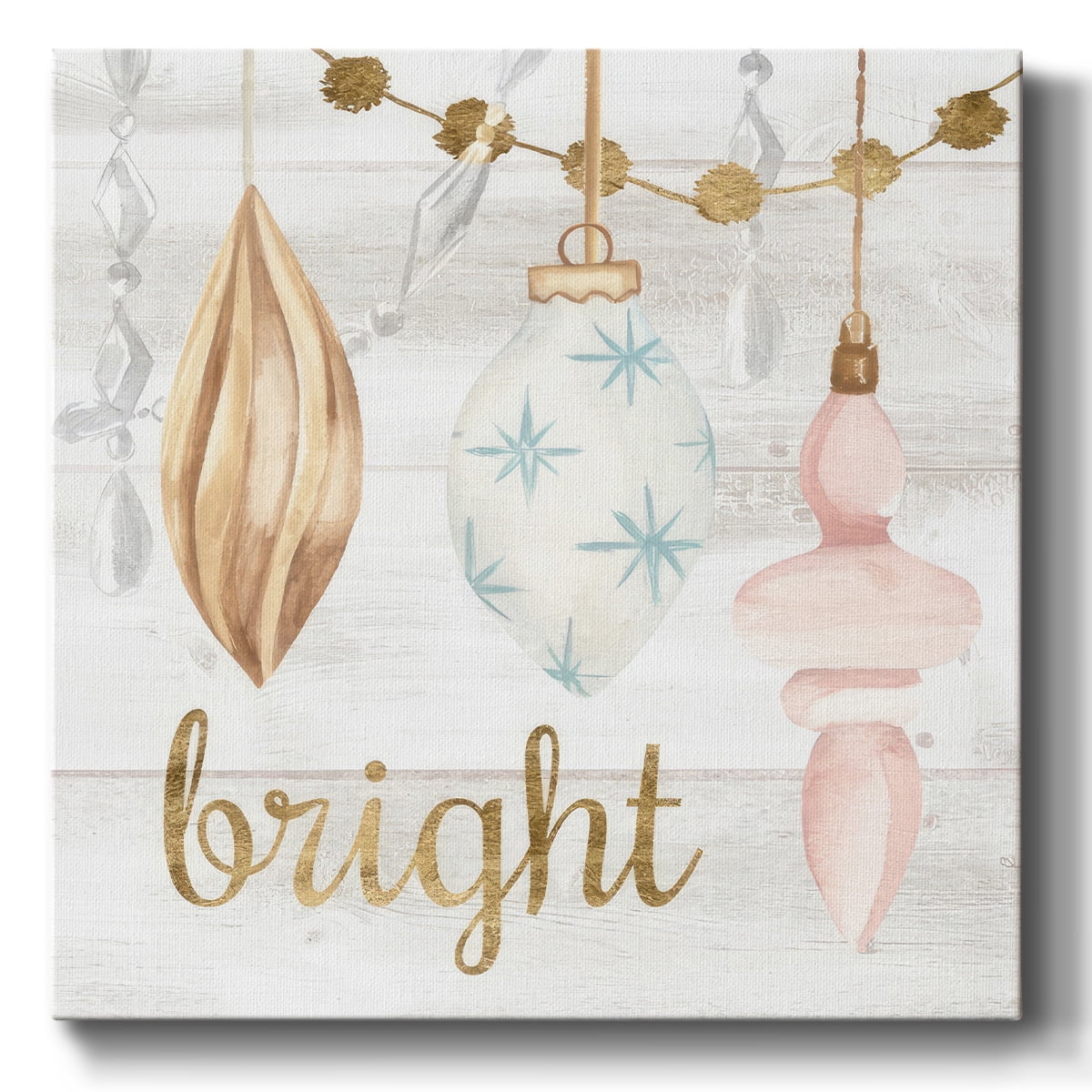 Elegant Ornaments IV- Gallery Wrapped Canvas