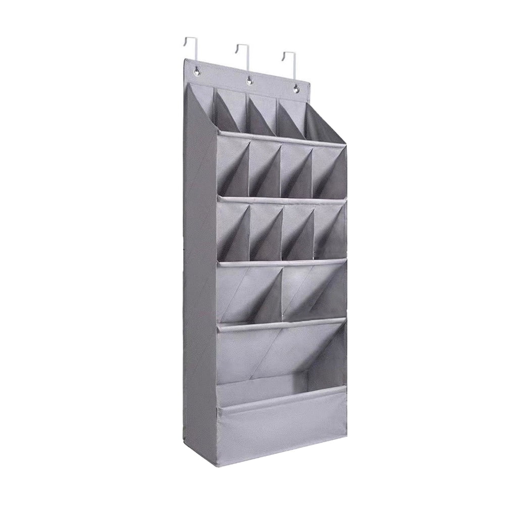 Elegant Over Door Footwear Organizers Closet Door Shoe Bag 15 Slot Sturdy Construction for Footwear and Accessories