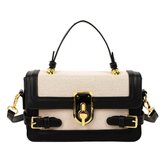 Elegant PU Crossbody Bag for Women - Versatile Shoulder Purse with 3 Compartments, 8.26x4.92x2.55 Inch, Stylish Square Satchel for Work & Party