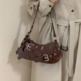 thumbnail image 1 of Elegant PU Shoulder Bag for Women with Adjustable Strap and Multi-Pocket Design, Fashion Crossbody Underarm Handbag for Commuting Travel Daily Use, Scratch-Resistant and Waterproof, 1 of 7
