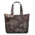 thumbnail image 1 of Elegant Paisley Floral Weekender Bohemian Vintage Travel Duffel with Artistic Ethnic Pattern, Chic Mala Inspired Design, 1 of 5