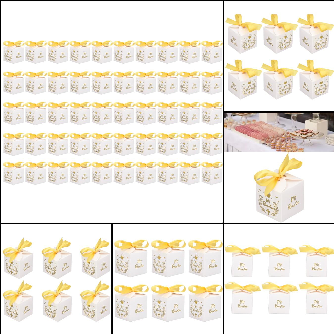 Elegant Paper Favor Boxes For Weddings, Parties & Celebrations - Holds ...