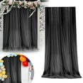 thumbnail image 1 of Elegant Party Sheel Voile Fabric Decorative Event Drapery For Wedding Birthday Celebration Background, 1 of 8