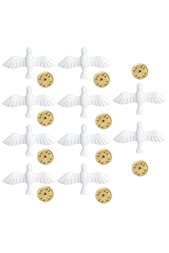 Elegant Peace Doves Lapel Pin Accessory Unique Brooch Collar Pin Jewelry Ornament Fashion forward Pin Jewelry for Women