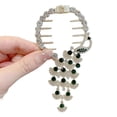 thumbnail image 1 of Elegant Peacock Shape Hair Claw Shining Rhinestone Hair Clip Women Hair Barrette Girl Bun Hair Holder Hairpin Jewelry Hair Accessories, 1 of 8