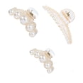 thumbnail image 1 of Elegant Pearl Hair Clips for Women Updo Styling Barrettes with Secure Hold, 1 of 9