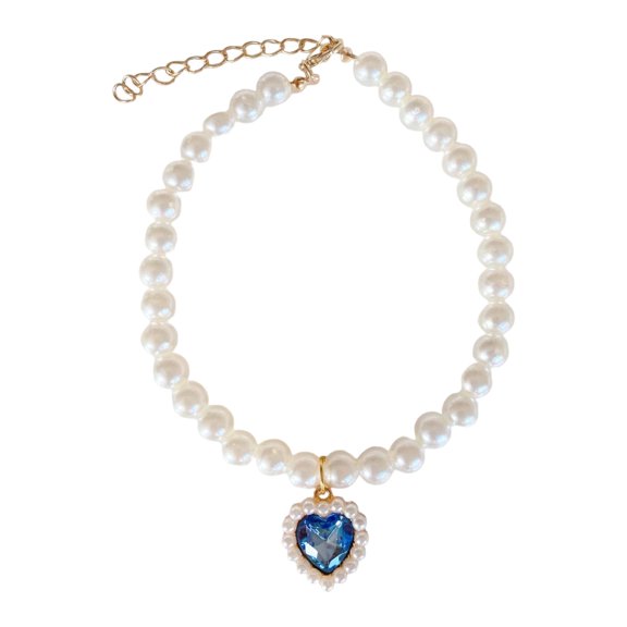 Elegant Pearl Necklace For Stylish Cat Collar With Charm For Unique