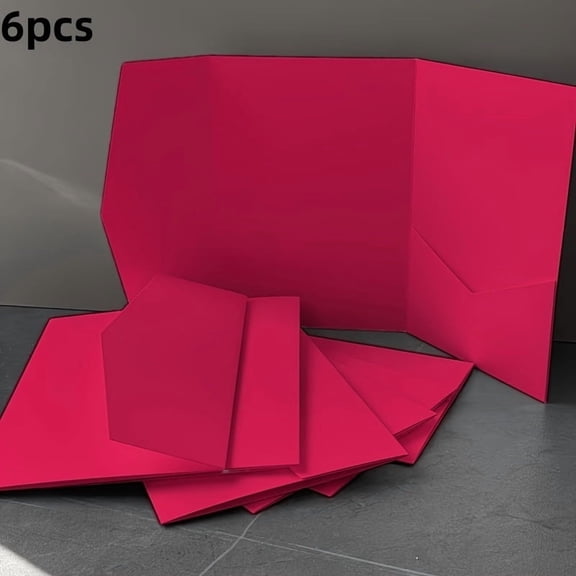 Elegant Pearlescent Blank Foldable Invitations - Premium Glossy Card Stock for Weddings, Parties, and Special Occasions