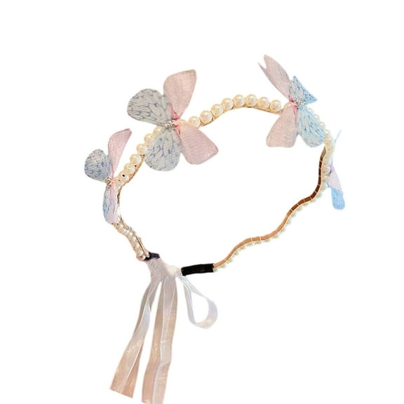 Elegant Pearls Crowns Tiaras for Women Pageant Headband Perfect for Weddings and Prom Photo Props