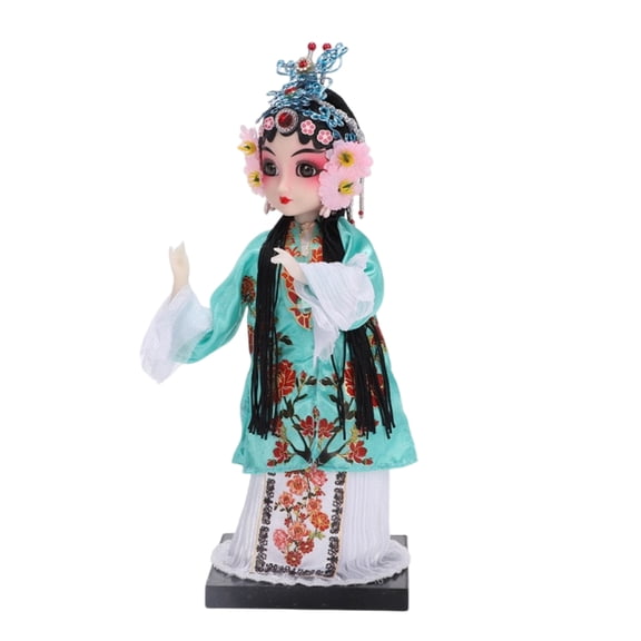 Elegant Peking Operas Figurine with Base Traditional Chinese Characters Dolls Puppet for Festivals and Special Event