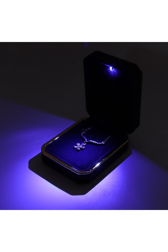 Elegant Pendant Jewelry Box with Built-in Light for Jewelry Gifts of Gift