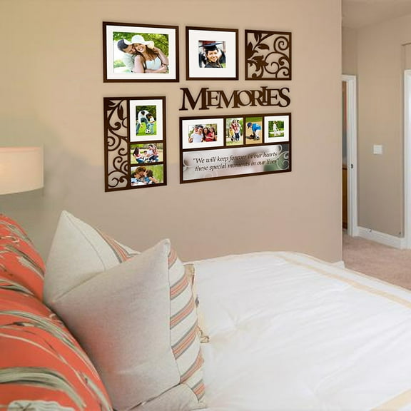 Elegant Photo Frame Complete Set With Decor Accessories | (5 Frame + 1 Accessories)