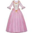 thumbnail image 1 of Women's Anneliese Pink Dress Adult Princess Dress Up Full Set, 1 of 7
