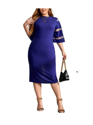 Royal Blue Plus Size Dresses