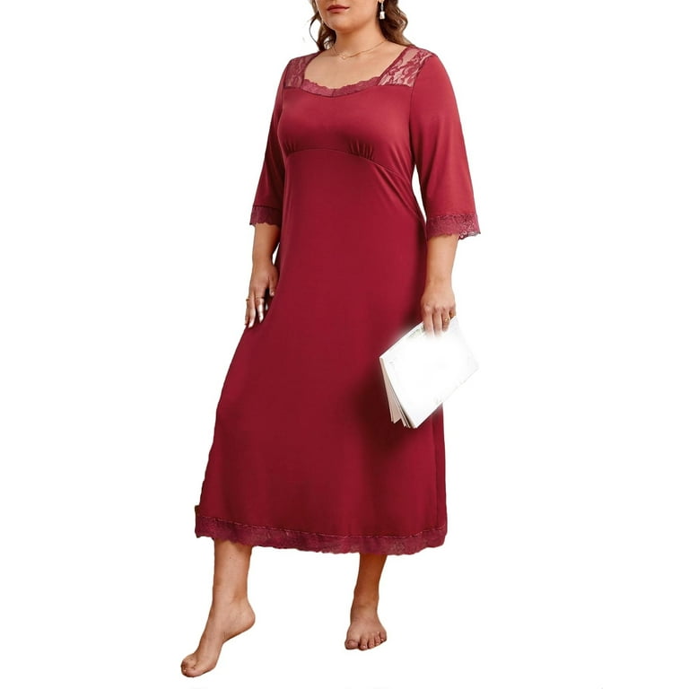 Walmart plus size night shirts hotsell