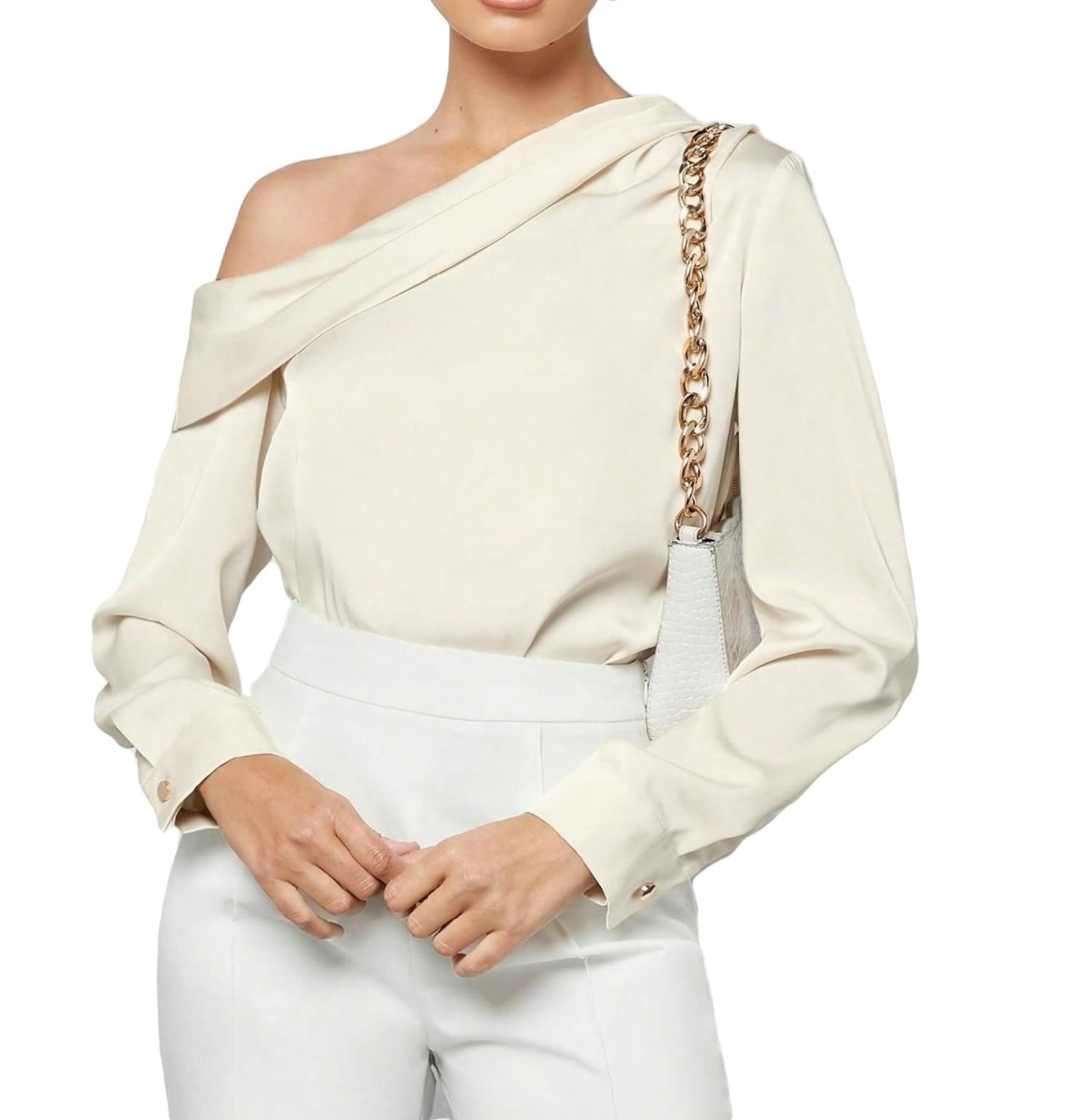 Women Apricot Flower Thin Elegant Blouse Lapel Short Puff Sleeve Loose Fit Shirt Spring