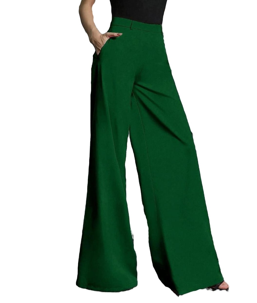Dark Green Dress Pants with Dark Green Pants Outfits For Women (6 ideas &  outfits) | Lookastic