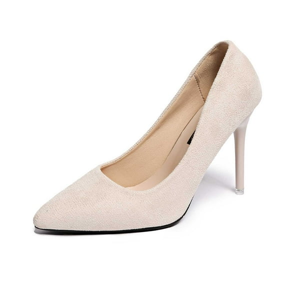 Elegant Pointed Toe Pumps for Women – Comfortable Heels for Business Look Elegant Solid Color Casual High Heels Versatile On Dress For Everyday Wear And Occasions With Comfortable Walking Experience