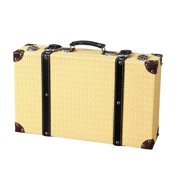 Elegant Portable Sturdy Leather Chest Convenient for Household and Organization