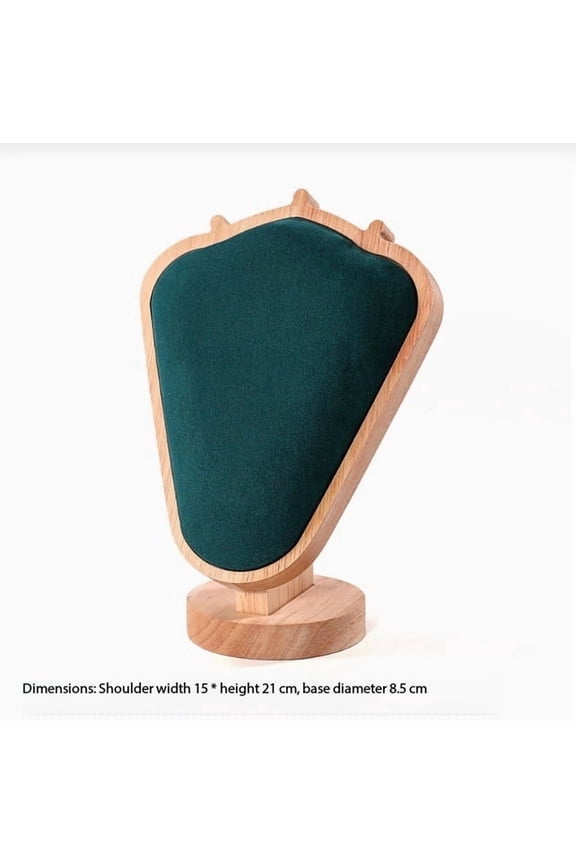 Elegant Portrait Necklace Display Stand - Sturdy Jewelry Holder for Pendants and Accessories