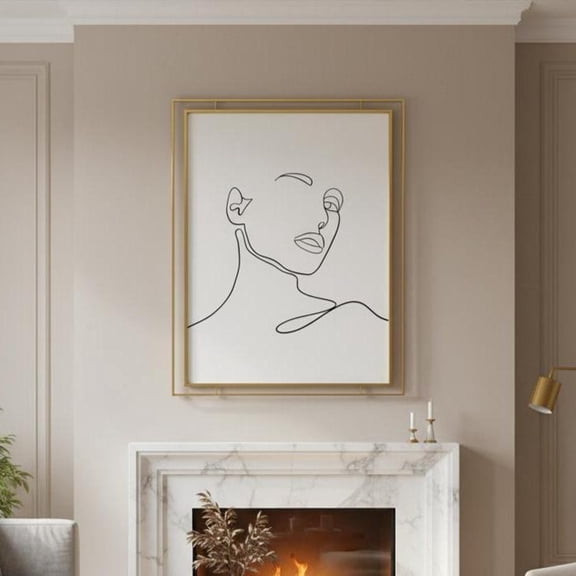 Elegant Posture, Pose One Line Art - Timeless, Stylish, Modern Wall Art, Decor, Print, Poster, Unframed Poster Size 8x12