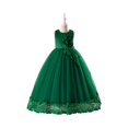 thumbnail image 1 of Elegant Princess Girl Dress Long Tulle Gown Flower Girls Evening Gown Dress, 1 of 5
