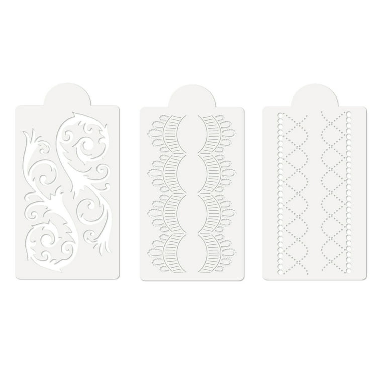 Elegant Print Cake Stencils by Celebrate It® includes 3 Stencils - Walmart.com elegant-print-cake-stencils-by-celebrate-it-includes-3-stencils-walmart-com