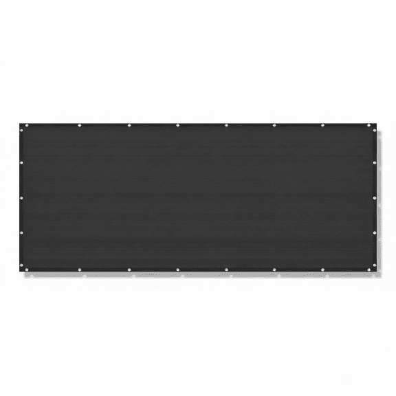 Elegant Privacy Screen for Backyard Deck, Patio, Balcony, Fence, Pool, Porch, Railing - (3FT Height) Black (3' x 5')
