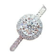 thumbnail image 1 of Elegant Promise Ring Bridal Ladies For Women Sparkling High Quality CZ AAA Zircon Ring Perfect Present With Gift Packaging, 1 of 8