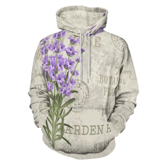 Elegant Purple Lavender Oversized Hoodies for Women Pullover Womens Clothes with Pocket Mens Ultimate Pullover Hoodie Sweatshirt S-6XL