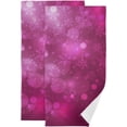thumbnail image 1 of Elegant Purple Snowflakes Hand Towels 2 PCS, Merry Christmas Kitchen Towel Ultra Soft and Highly Absorbent,Decorative Fingertip Face Towel for Bathroom Hotel, 28.3"x 14.4", 1 of 6