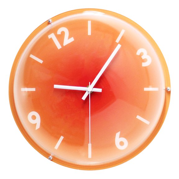 Elegant Quiet Quartzs Bubble Balloon Clock with Gradients Sunset Dials Metal Brackets Operated for Home Office