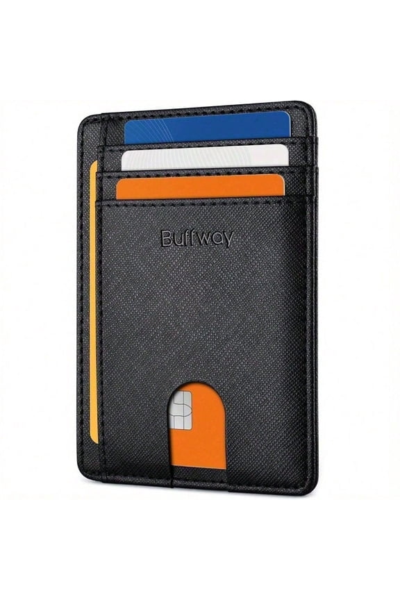 Elegant RFID Blocking Credit Card Wallet - for Men & Women Made of premium PU leather for durability & a sleek look, protect your cards from data theft and magnetic damage, Multiple Card Slots