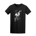 thumbnail image 1 of Elegant Rabbit  T-Shirt Men -Image by Shutterstock, Male x-Large, 1 of 2