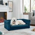 thumbnail image 1 of Elegant Rectangle Pet Bed for Small and Medium  Dogs, Durable Elevated Dog Sofa Bed, Comfortable Dog Couch, Modern and Stylish Dog Sofa for Small and Medium Dogs,Dark grey, 1 of 8