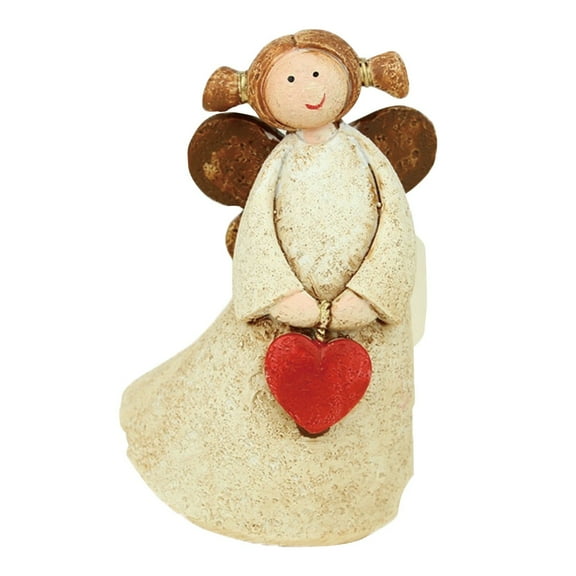 Elegant Resin Angel Figurine Set for Heartwarming Home and Inspiring Tabletop Display